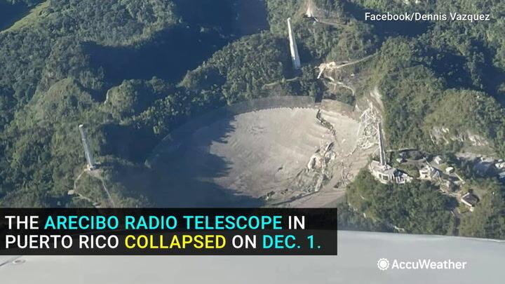 World's largest radar telescope collapses in Puerto Rico | Latest Headlines  | statesville.com