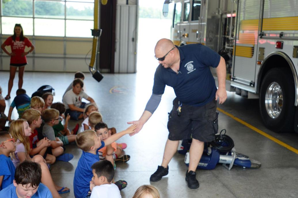 PHOTOS Campers cool down at Ebenezer FireRescue