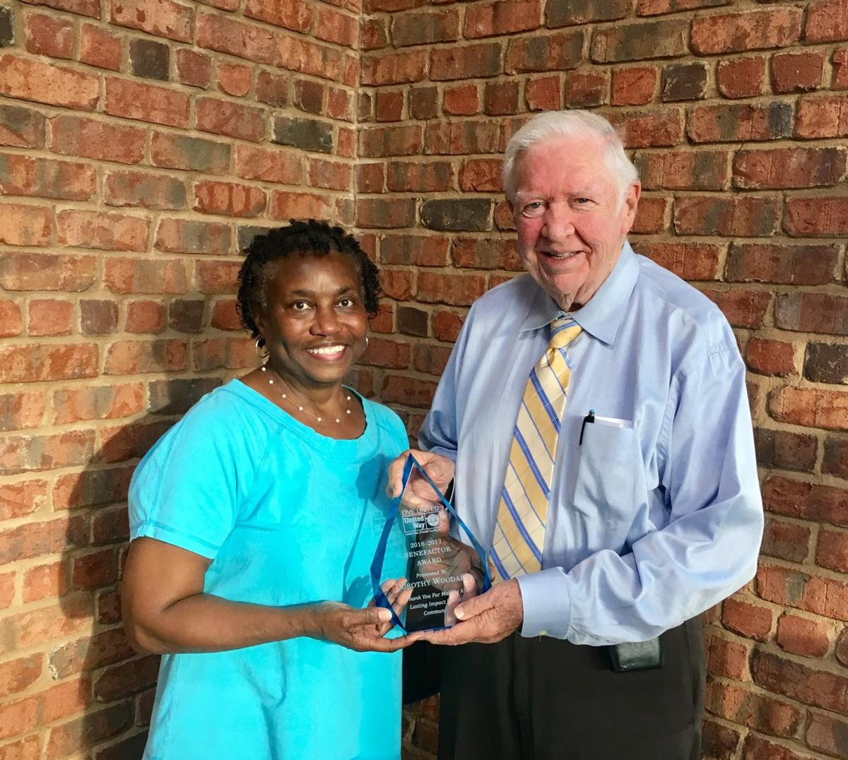 Dorothy Woodard Earns United Way Of Iredell S Benefactor