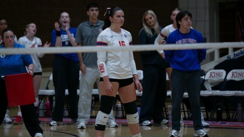 King Women’s Volleyball Falls in Five-Set Battle at Lees-McRae