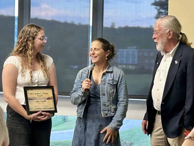 First Carolyn L. Thomas Award Presented to Ferrum College Student Technician Ashly Cutcliff