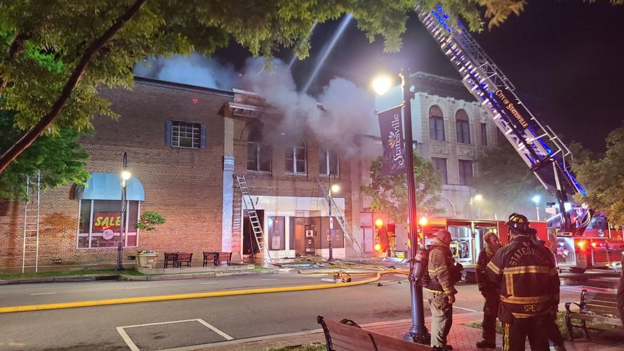 Downtown Statesville stores damaged by overnight fire