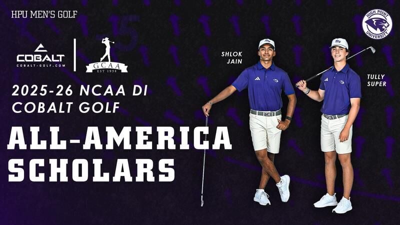 Jain and Super Named 2025-26 Cobalt Golf All-America Scholars