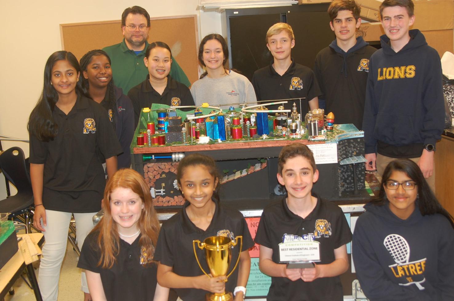 Langtree Charter celebrates third place finish in national competition