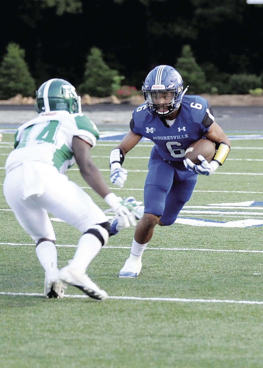 High School Football Mooresville Stages Late Comeback Defeats