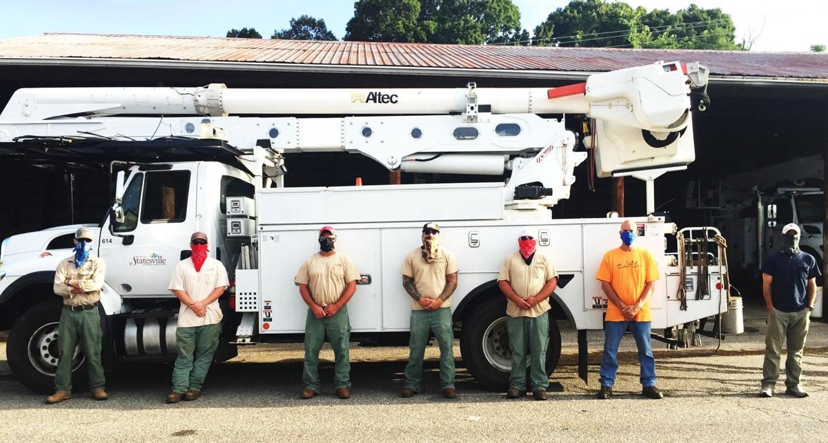 Statesville Electric Line crew