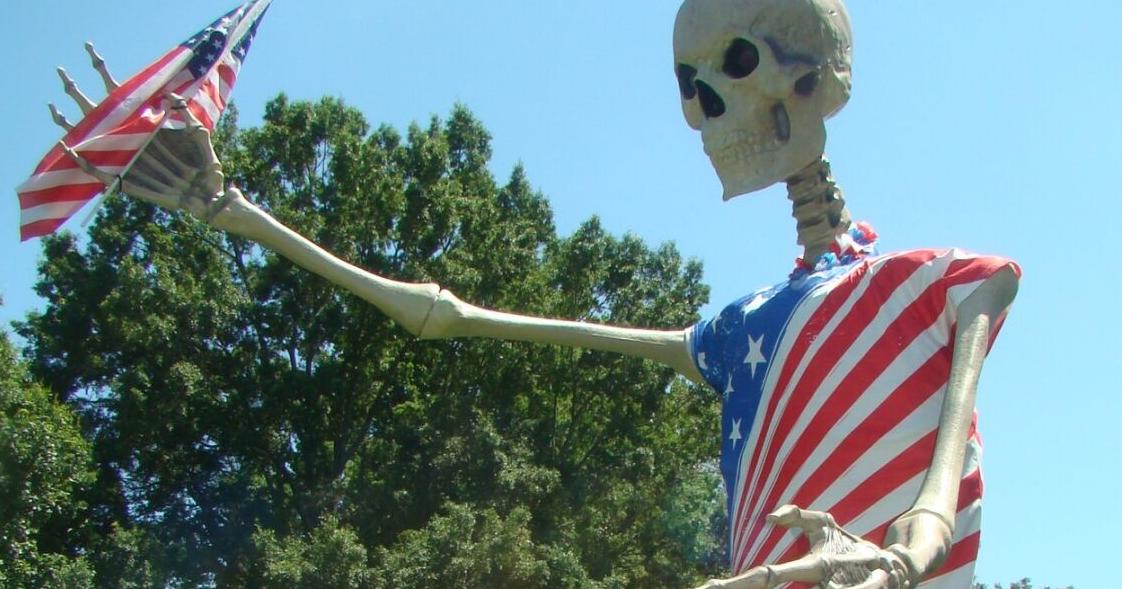 Roadside skeletons are freedom of expression in Statesville - Vimarsana News