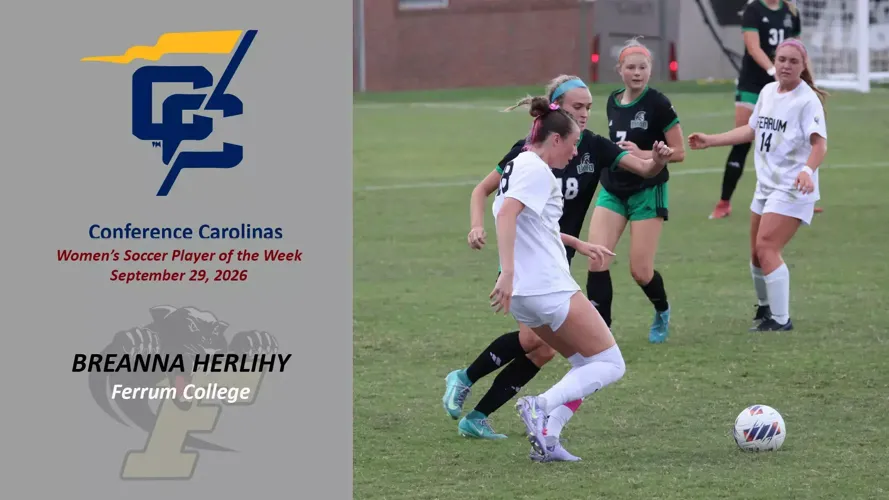 Herlihy Named Conference Carolinas Player of the Week