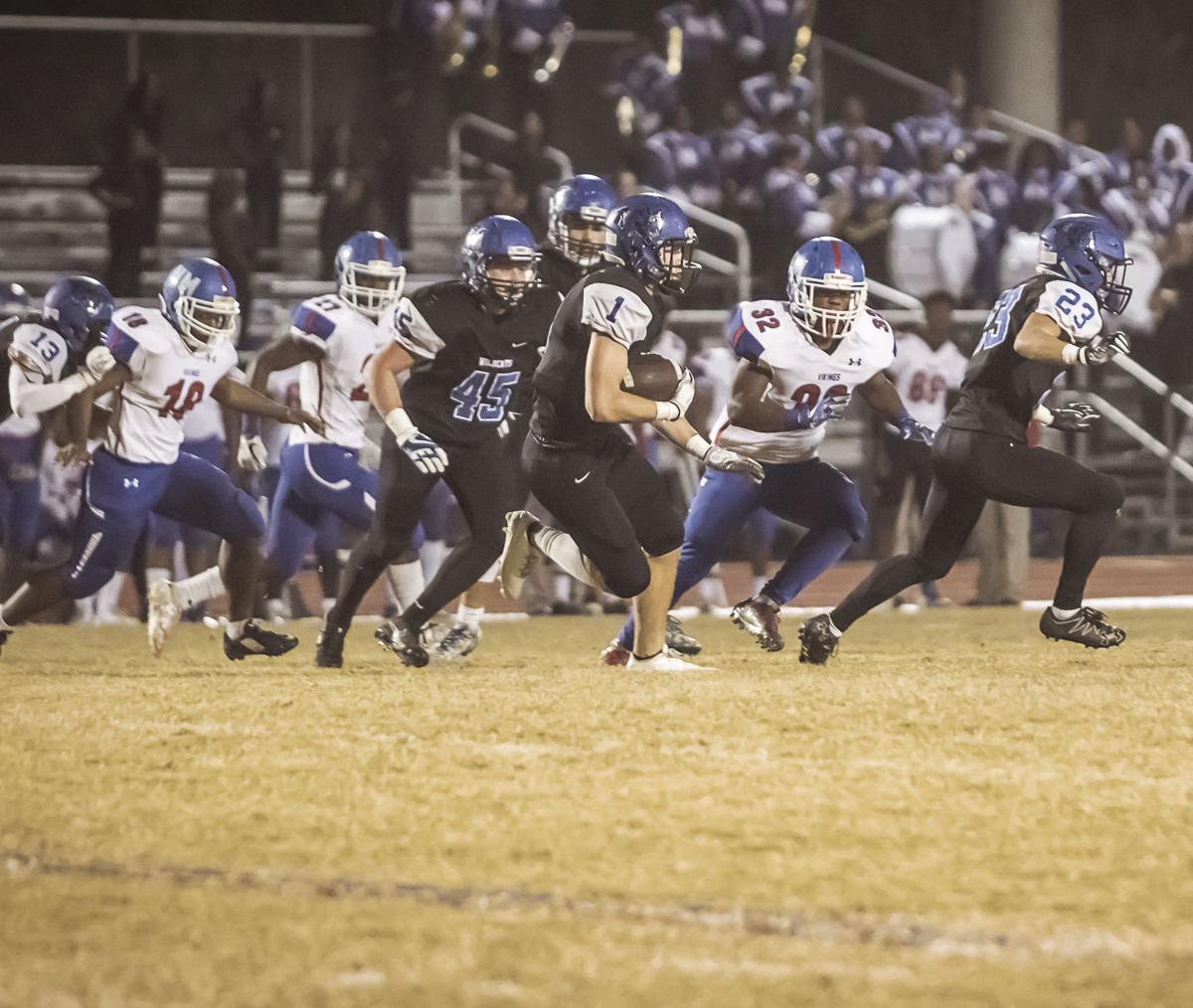 HIGH SCHOOL FOOTBALL North Meck routs Lake Norman in season finale