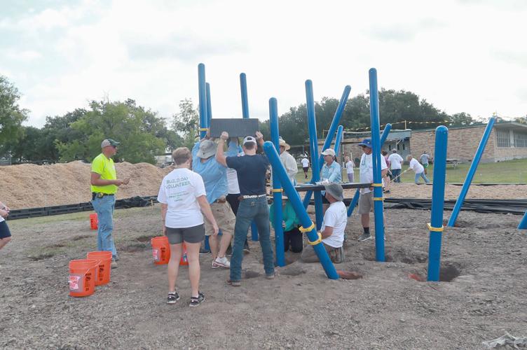 Woodsboro ISD receives help at KaBOOM! construction site News