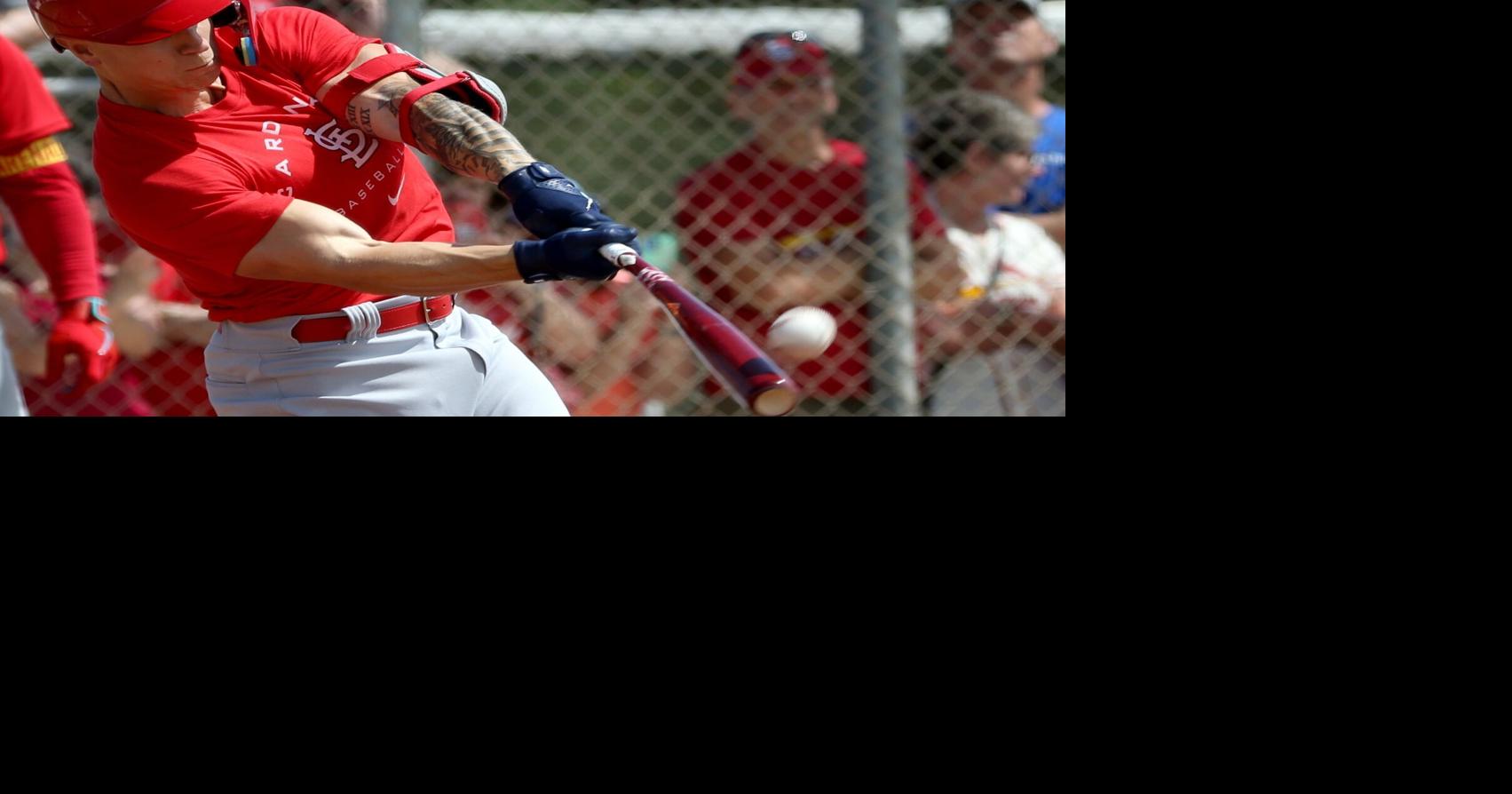 Tyler O'Neill. Big swing in slow motion. 