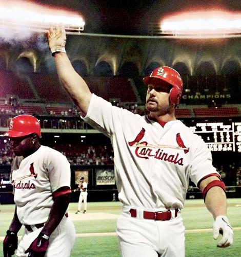 McGwire is one Massive Man  St louis cardinals baseball, Cardinals baseball,  Cardinals players