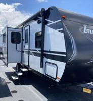Older couple stopped camping.