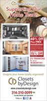 CLOSETS BY DESIGN ST LOUIS - Ad from 2024-09-01