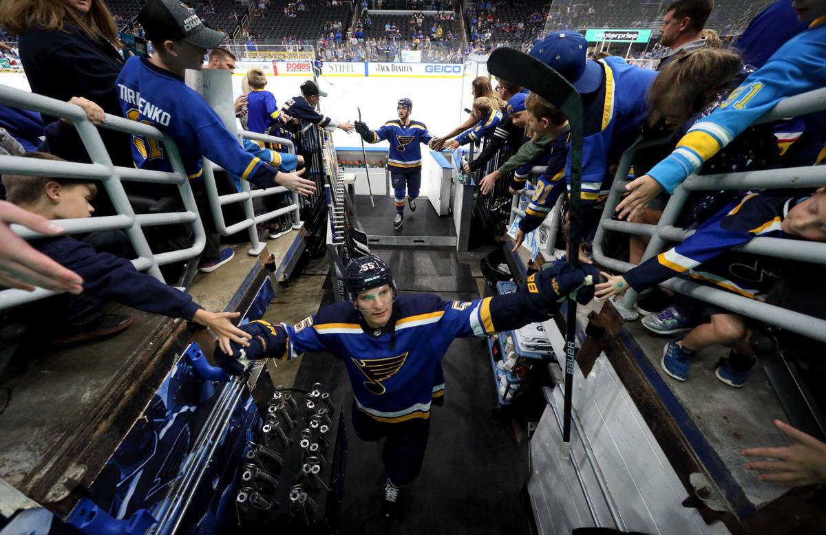 Columbus Blue Jackets vs the St. Louis Blues, pre-season
