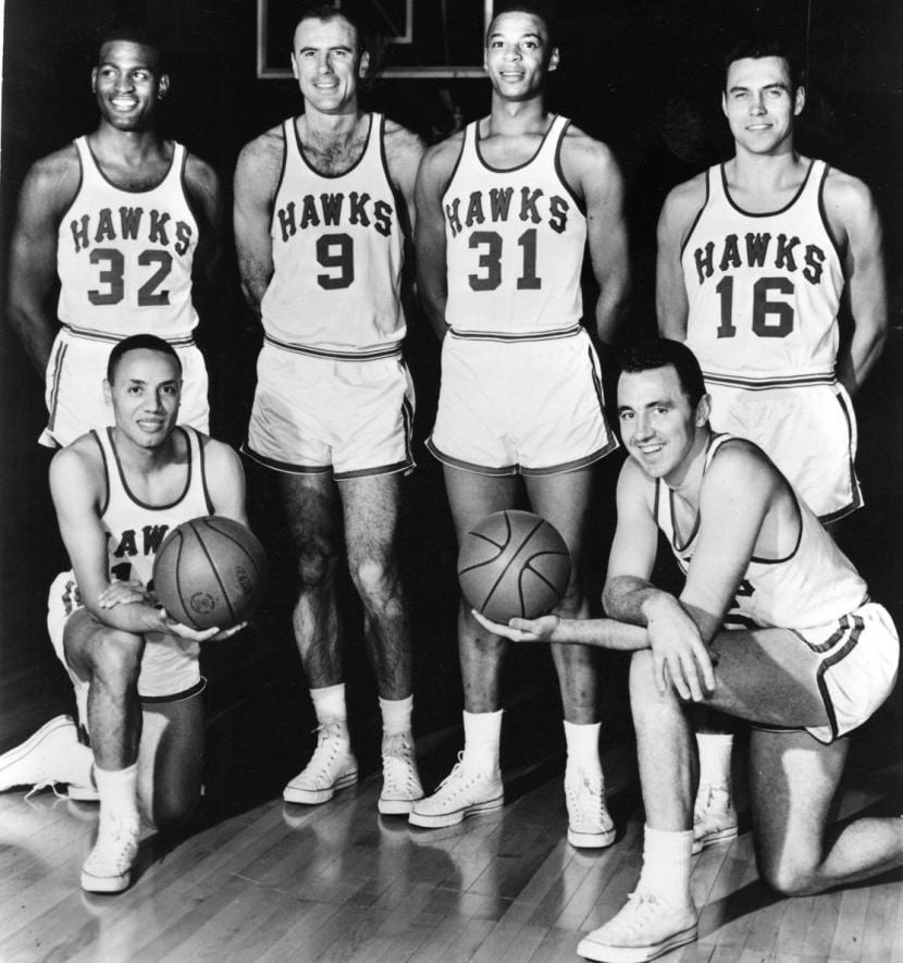NBA Jersey Database, St. Louis Hawks 1964-1965 Record: 45-35 (56%)
