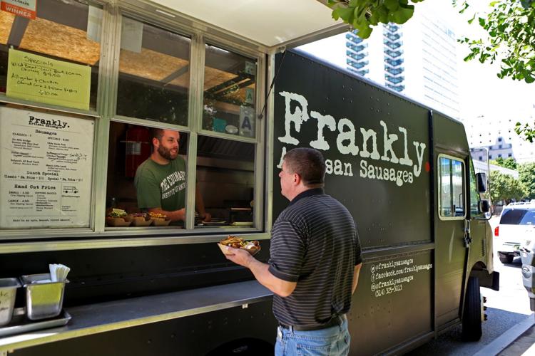 Frankly Artisan sausage food truck