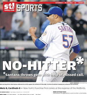 Johan Santana will be remembered for throwing first no-hitter in