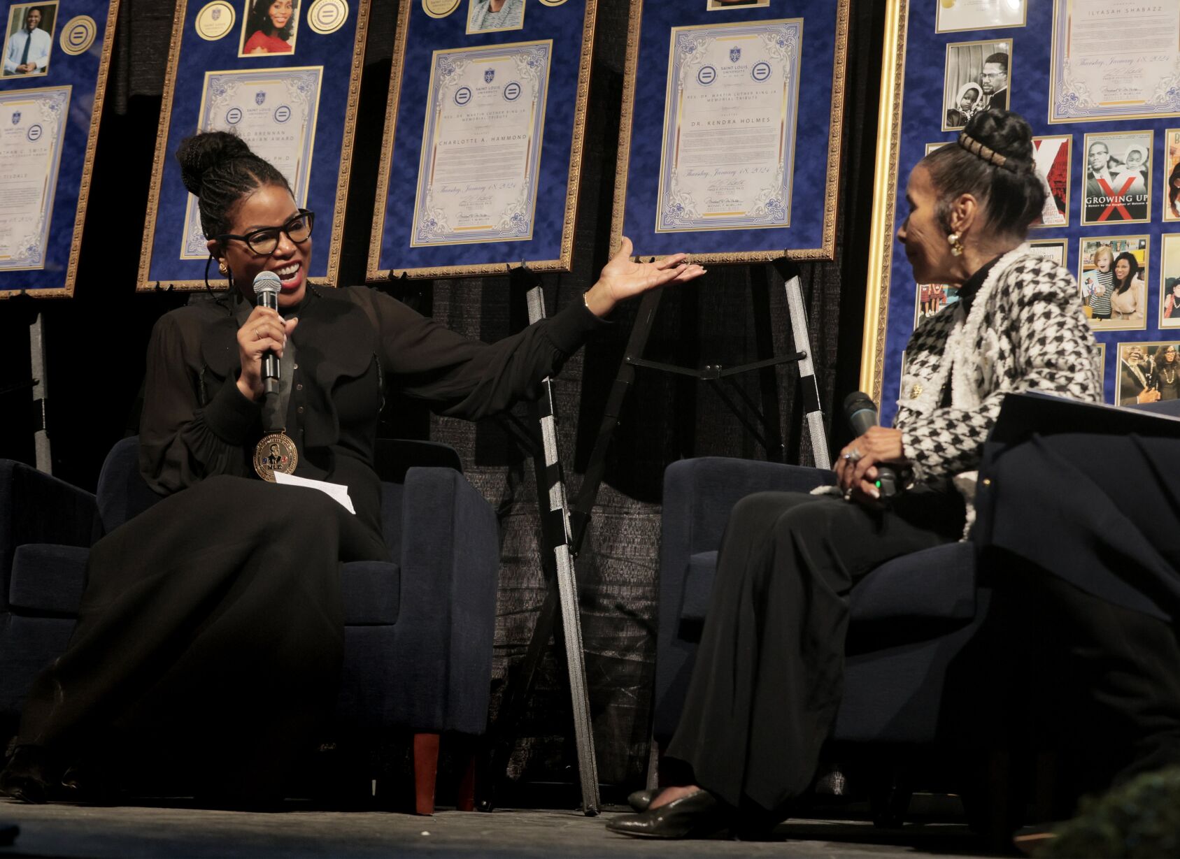 Ilyasah Shabazz, Daughter Of Malcolm X, Speaks At MLK Memorial Tribute ...