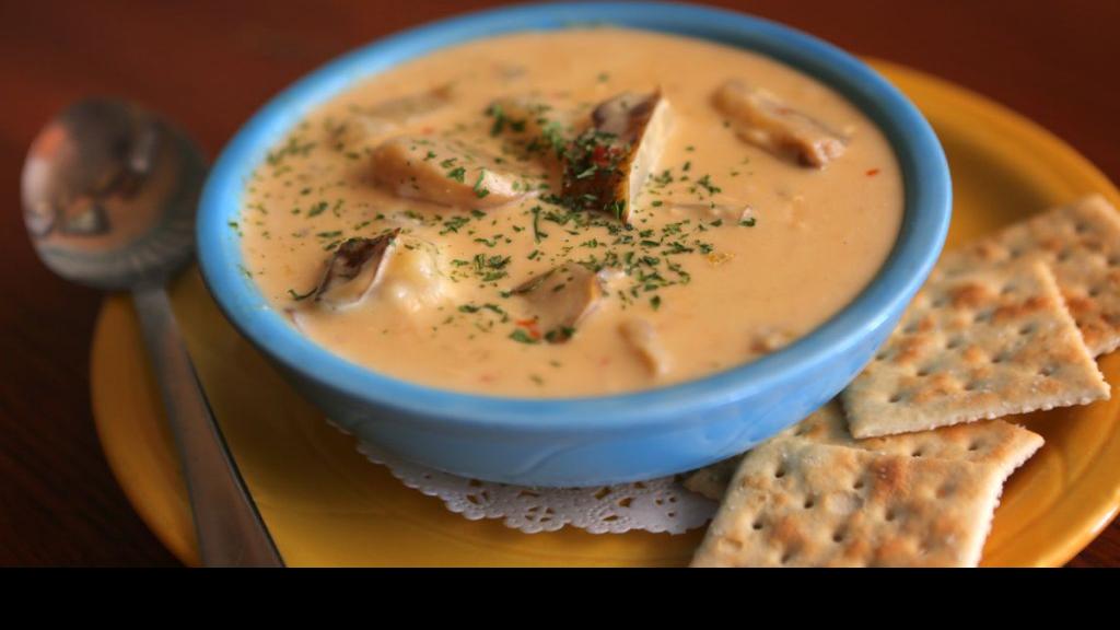 Special Request Big Bear Grill's Pepper Jack Soup starts with dark