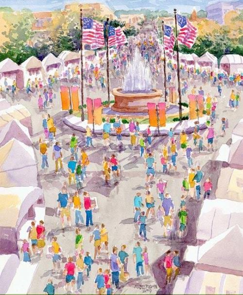 New It S A Wonderful Life For Local Artist At Art On The Square
