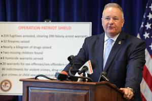 Operation Patriot Shiled press conference with United States Attorneys and United States Marshals
