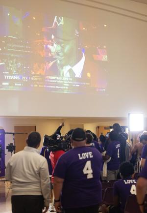 Jeremiyah Love draft watch party