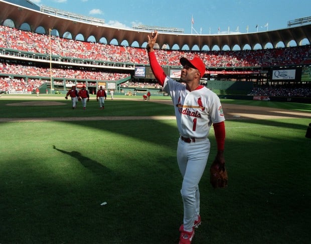 St Louis Cardinals OZZIE SMITH Preprint Autographed 1996 Baseball Farewell Photo 