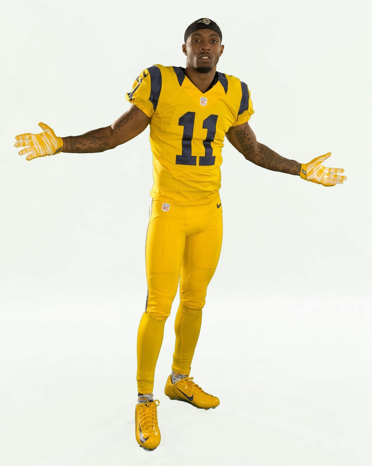 St louis rams yellow on sale jersey