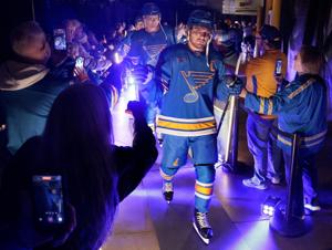 St. Louis Blues host the San Jose Sharks in home opener at Enterprise Center