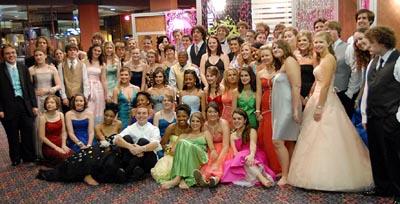 Prom time at Edwardsville High School