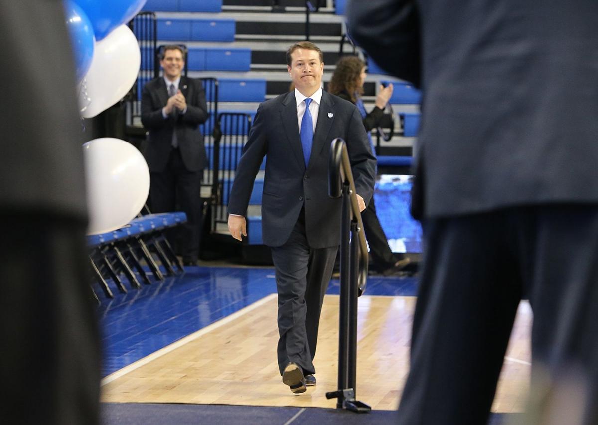 Travis Ford introduced as new SLU hoops coach