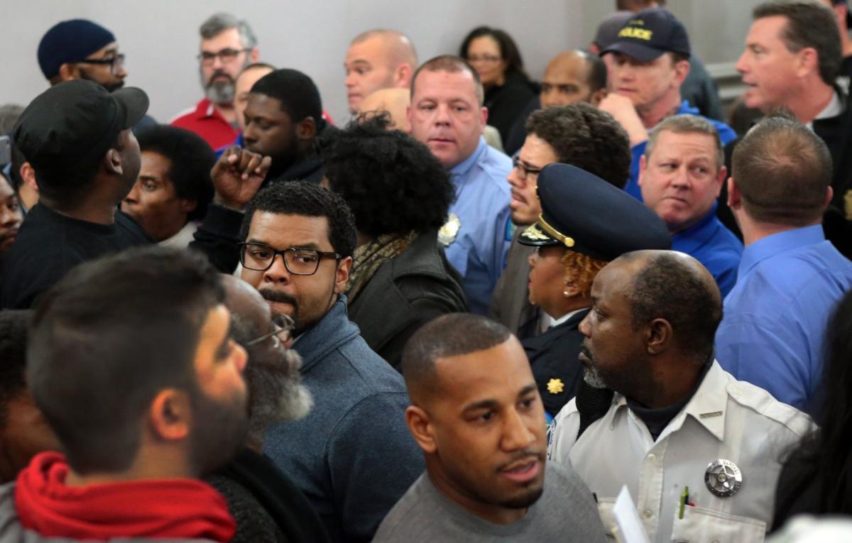 Proposed civilian oversight review board draws crowd to City Halll