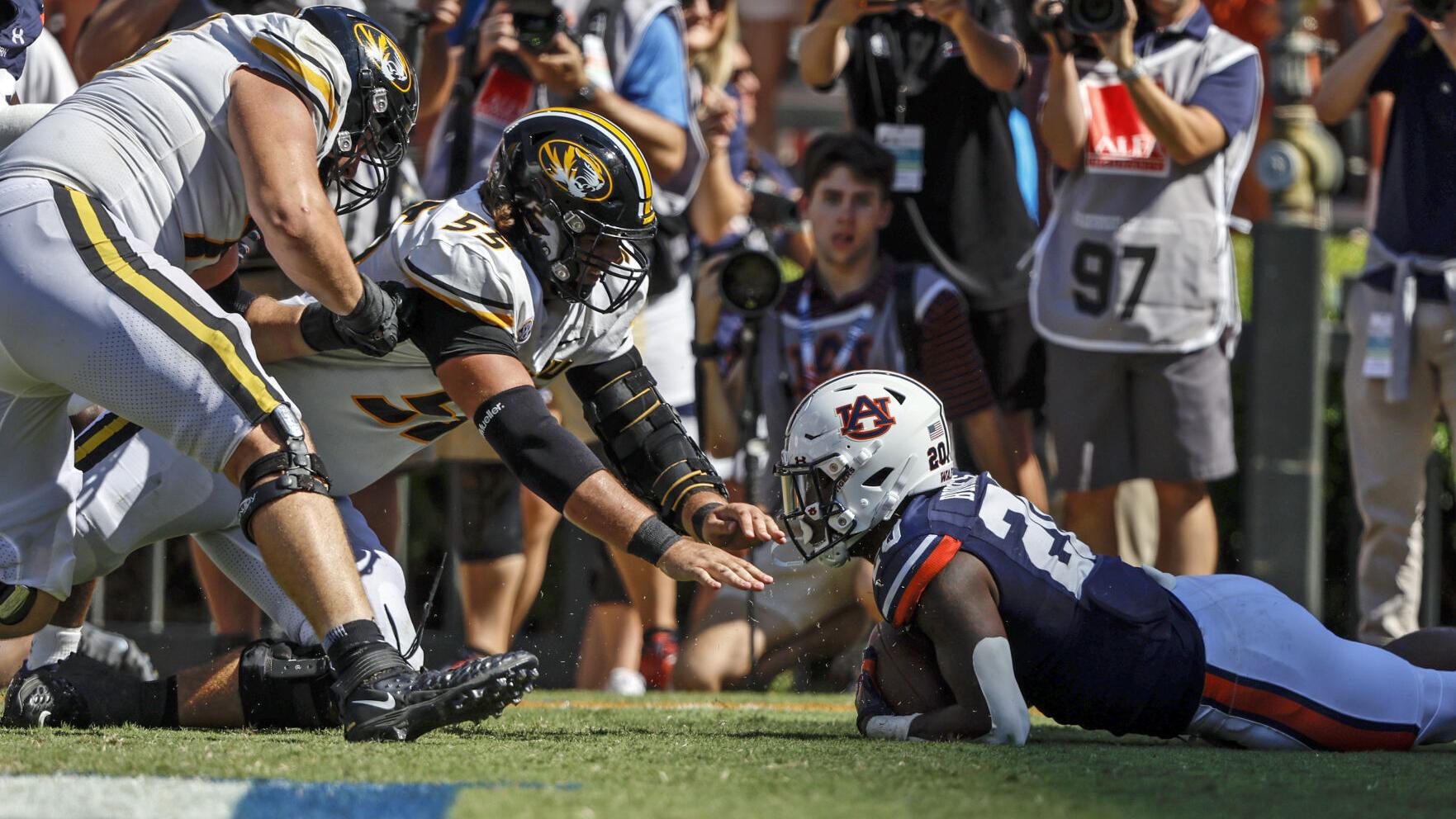 Victory slips out of Mizzou footballu2019s reach in OT loss at Auburn