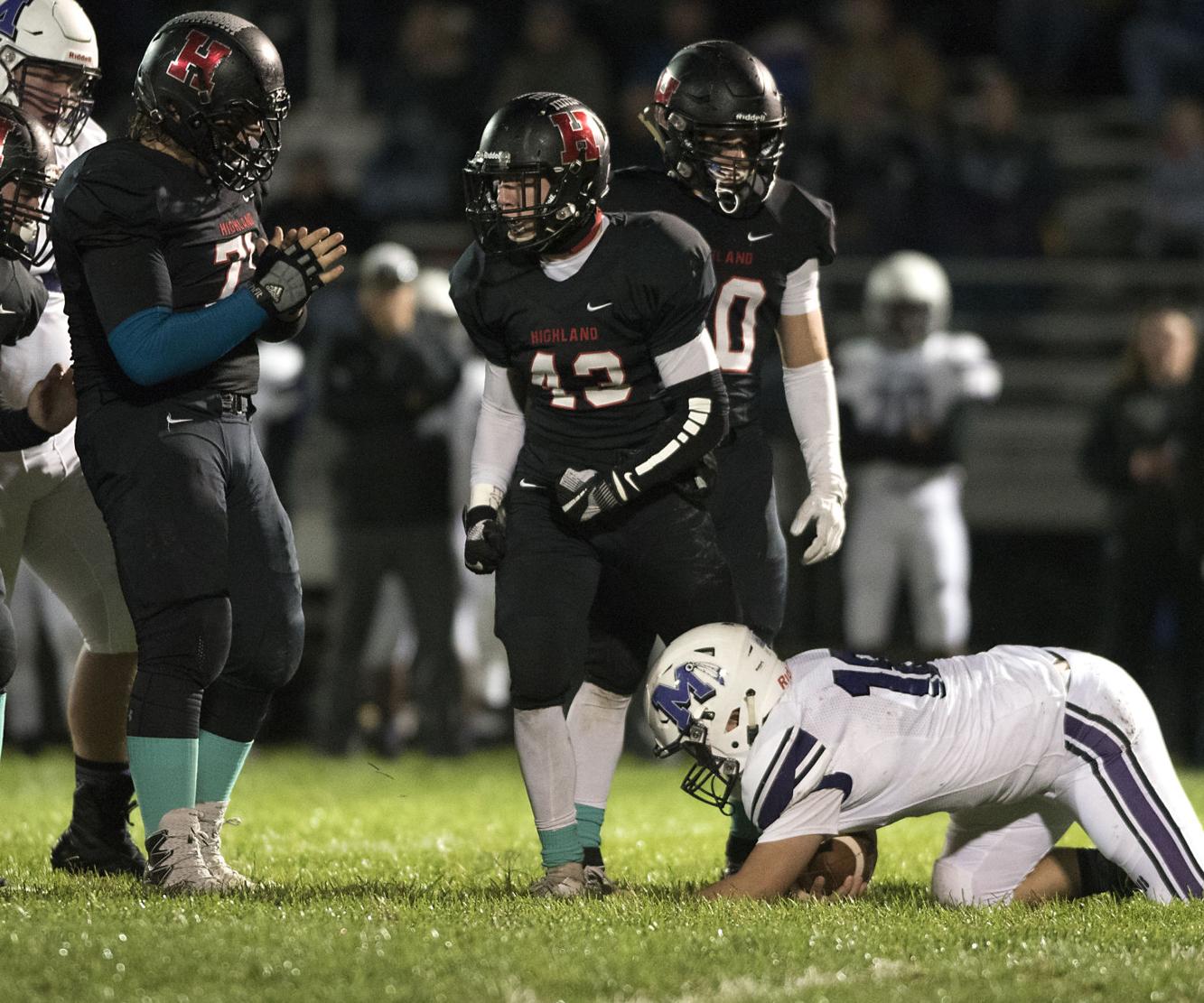 Highland 41, Mascoutah 7 High School Football