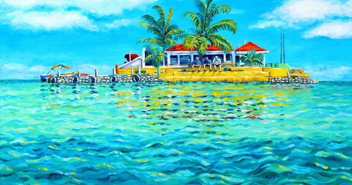 Made in St. Louis: Her paintings capture her love of tropical settings
