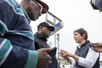 Mayor Cara Spencer visits community resource centers