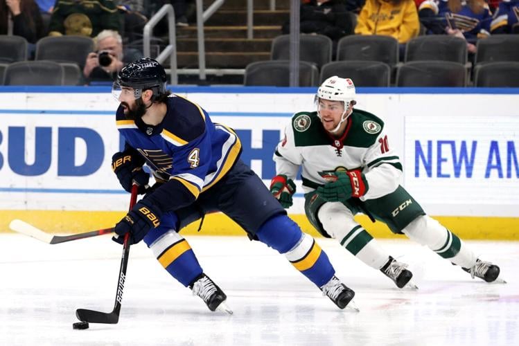 David Perron's hat trick helps Blues beat Wild and seize home ice