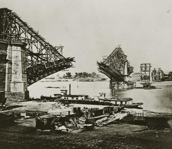 Look Back:  Eads bridge, 1874