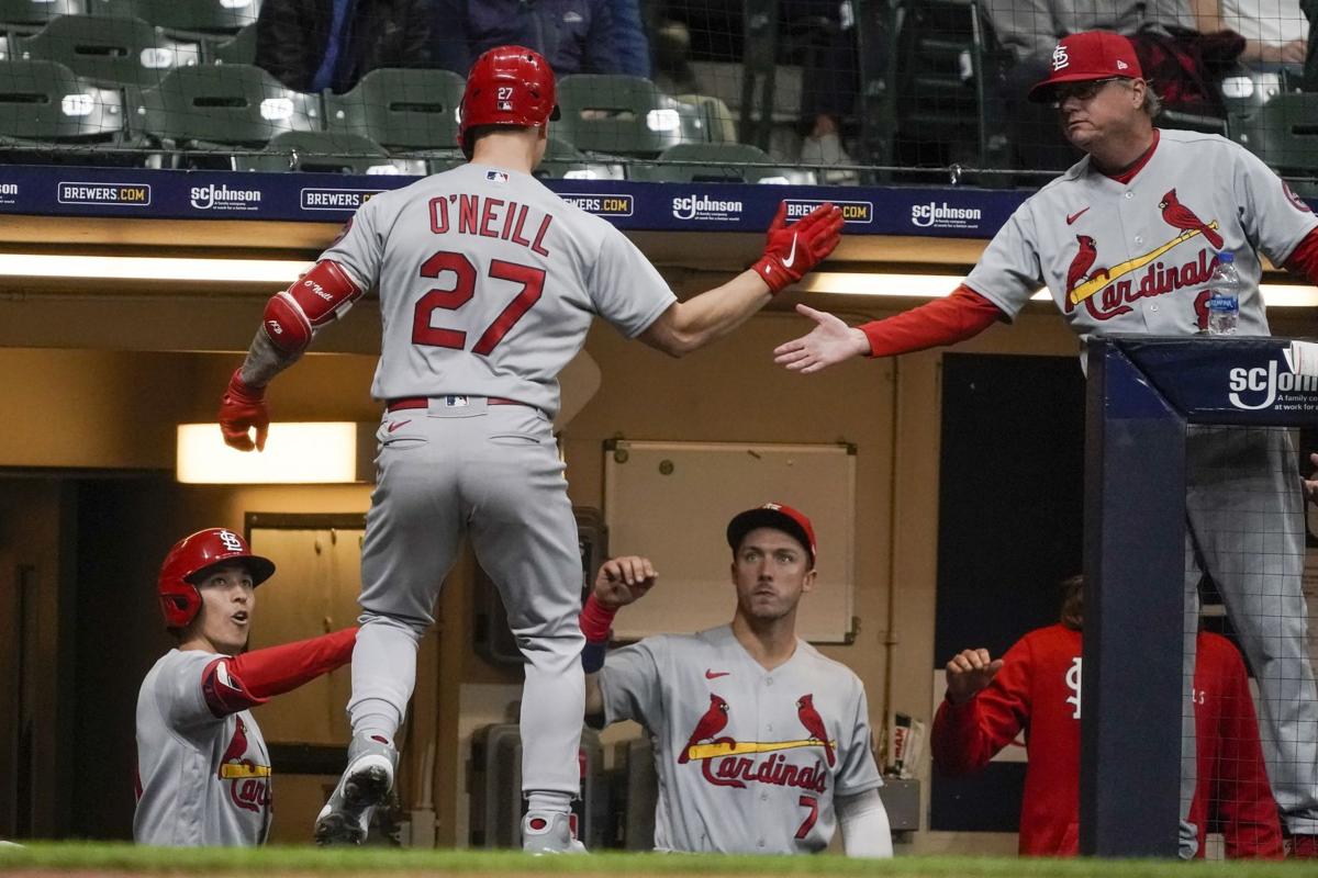 Wild Pitch On Strikeout Sparks Brewers 4 1 Win Over Cardinals St Louis Cardinals Stltoday Com