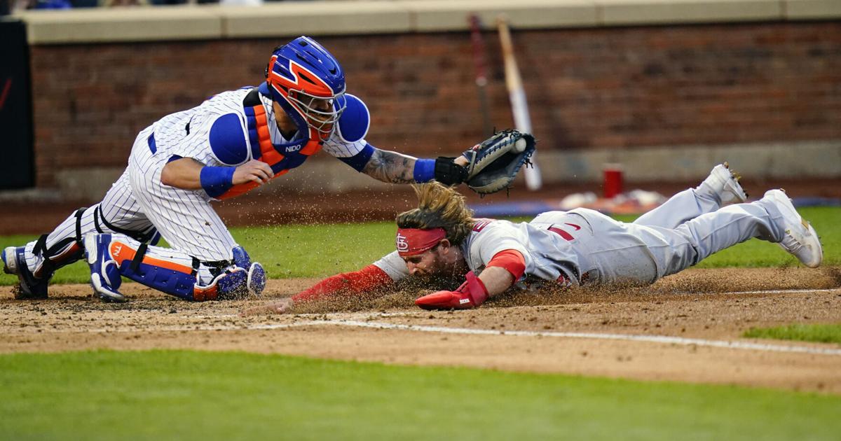 Mad dash: Cardinals outrun Mets, break tie for Game 2 win, split doubleheader