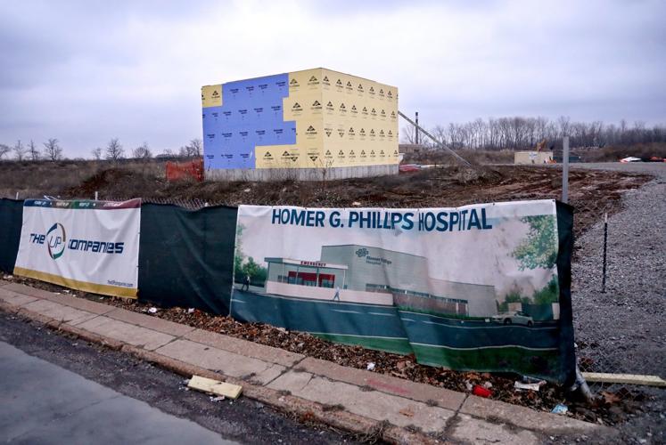 Construction stalled on Homer G. Phillips Hospital