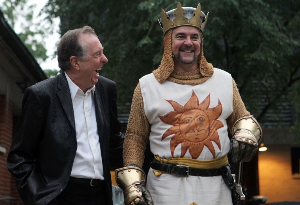 Monty Python's Idle Visits Muny For Opening Of 'Spamalot' | Metro ...