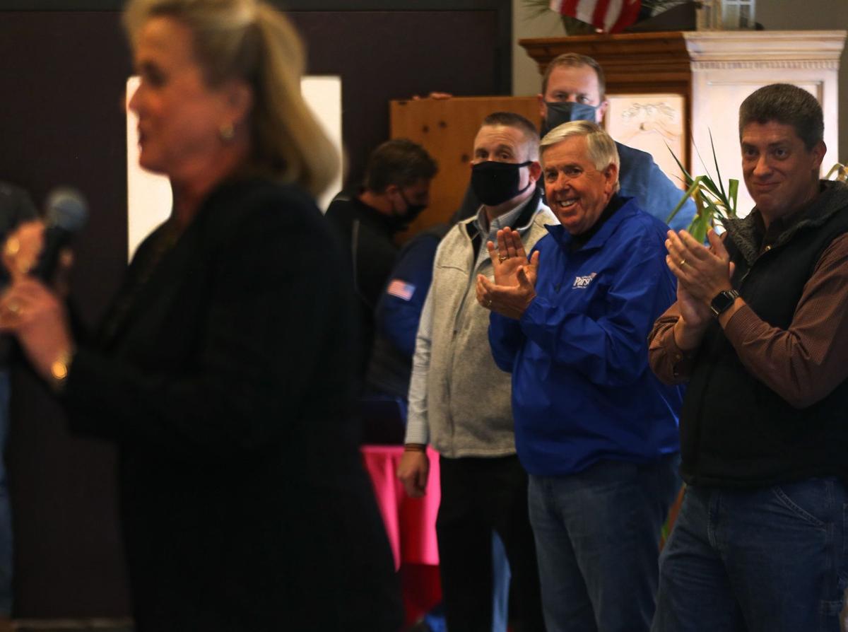 Parson campains in first gubernatorial election