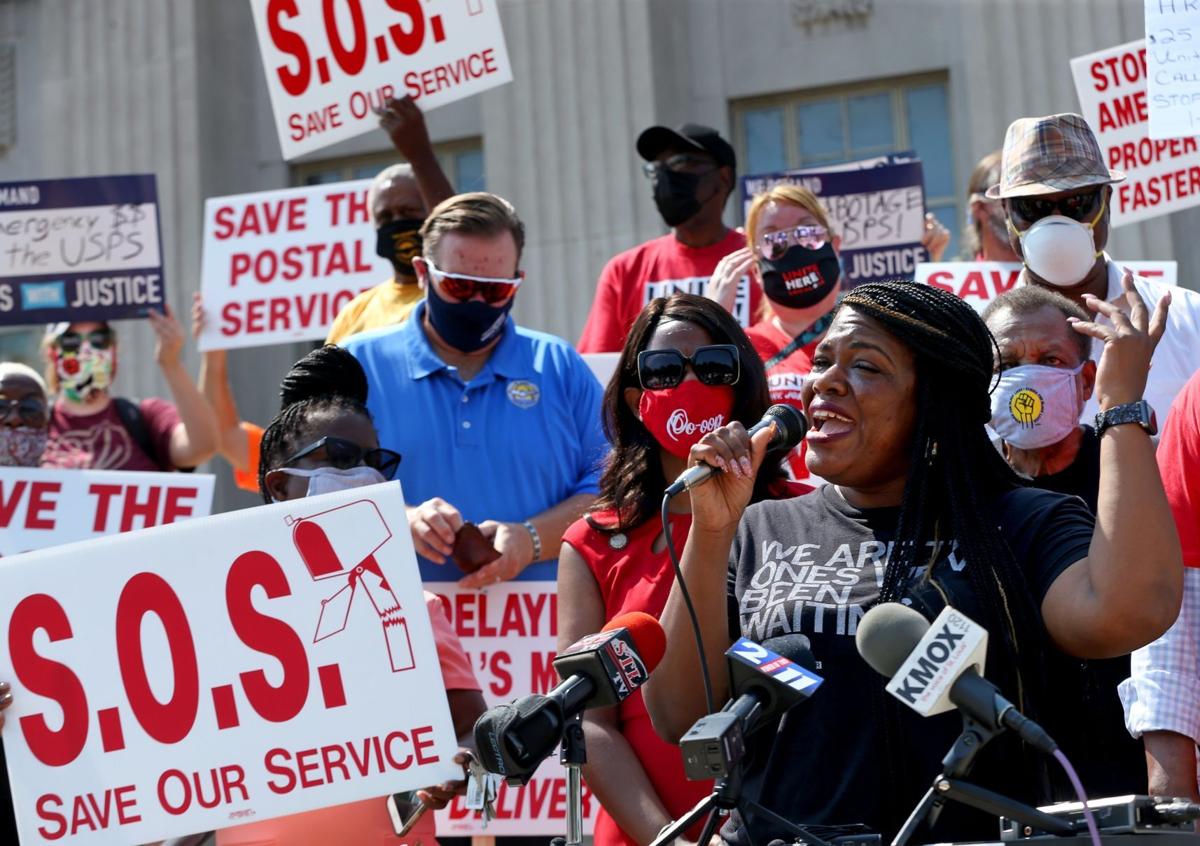 Postal workers rally to protect all mail