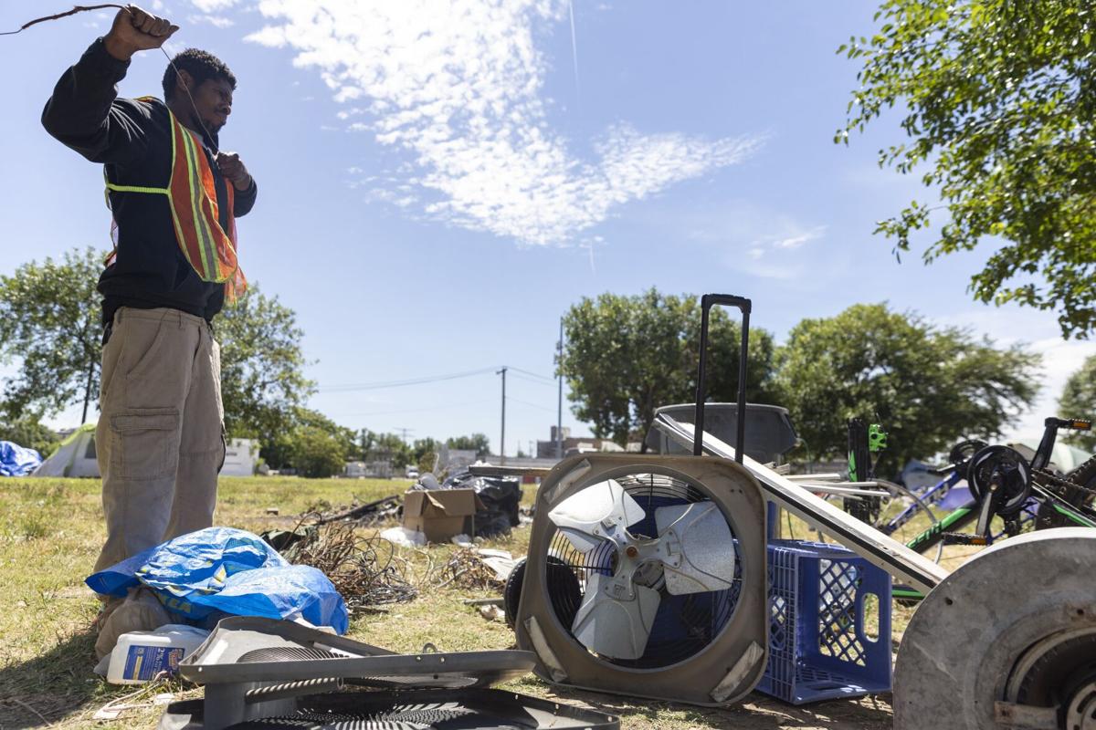 A homeless encampment near downtown St. Louis grows into a community