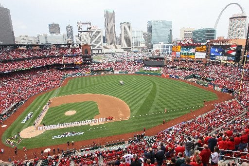 Photos: St. Louis Cardinals fans turn downtown into 'a sea of red' on  Opening Day
