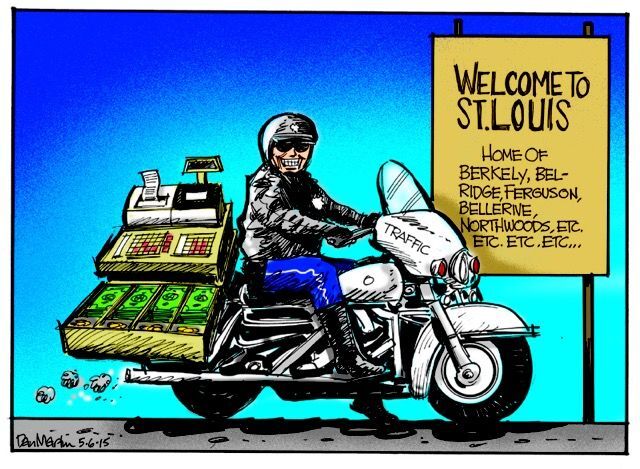 Welcome to St. Louis cartoon