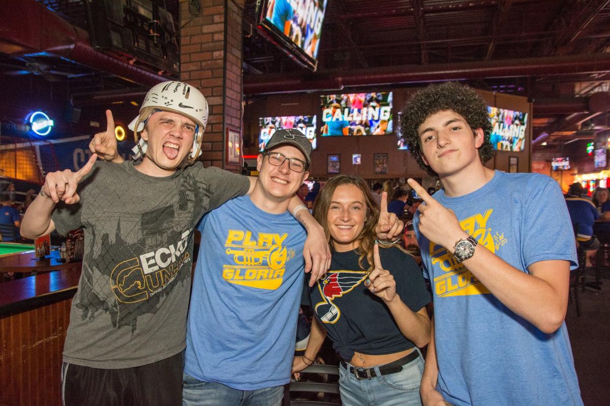 Blues Fans at Hotshots Fenton during Stanley Cup Final Game 5