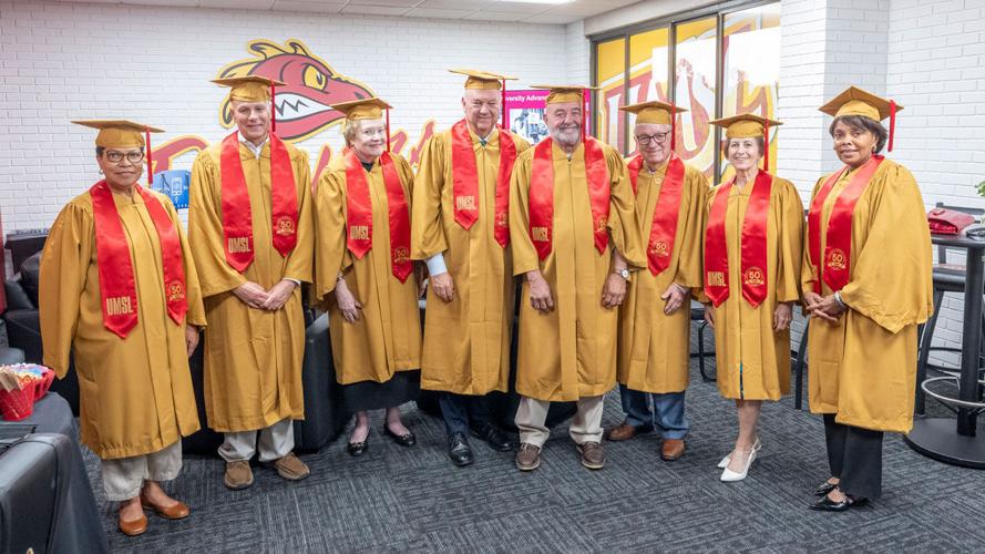 New UMSL graduates celebrate finishing their college journey during commencement